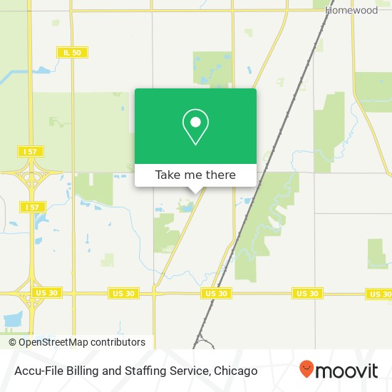 Mapa de Accu-File Billing and Staffing Service