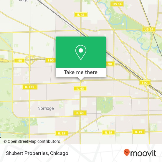 Shubert Properties map