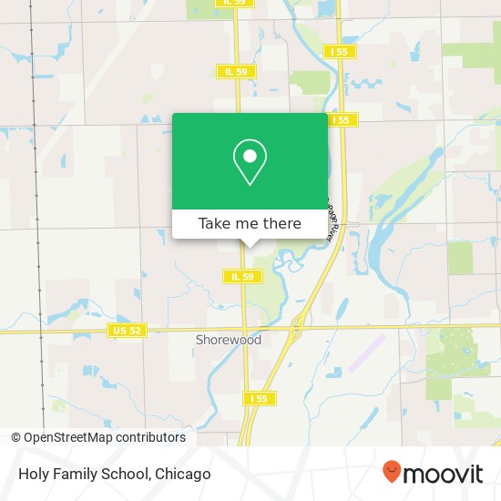 Mapa de Holy Family School