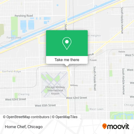 Home Chef map