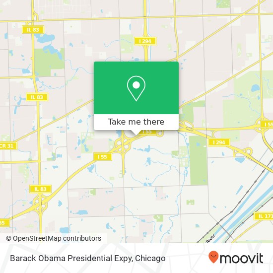 Barack Obama Presidential Expy map
