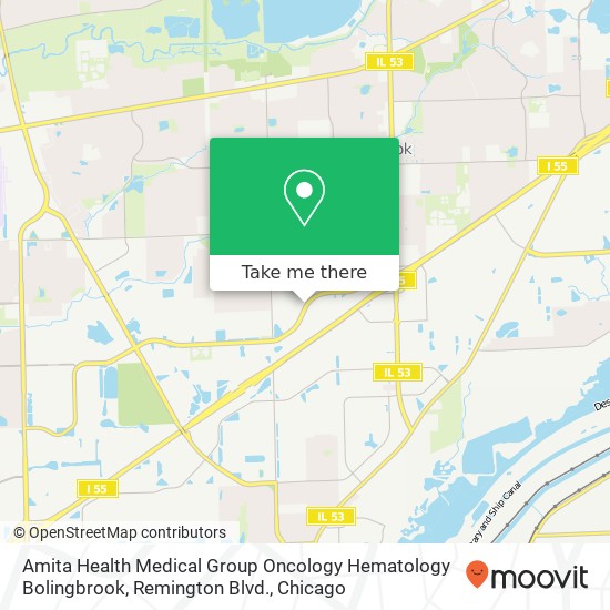 Amita Health Medical Group Oncology Hematology Bolingbrook, Remington Blvd. map