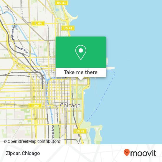 Zipcar map