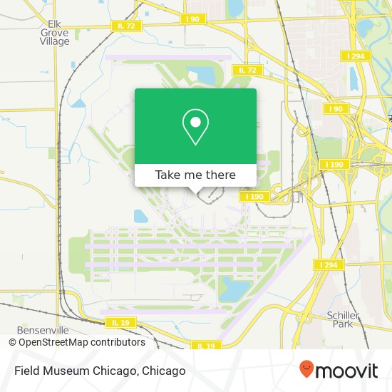 Mapa de Field Museum Chicago