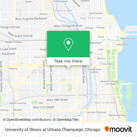 Mapa de University of Illinois at Urbana Champaign