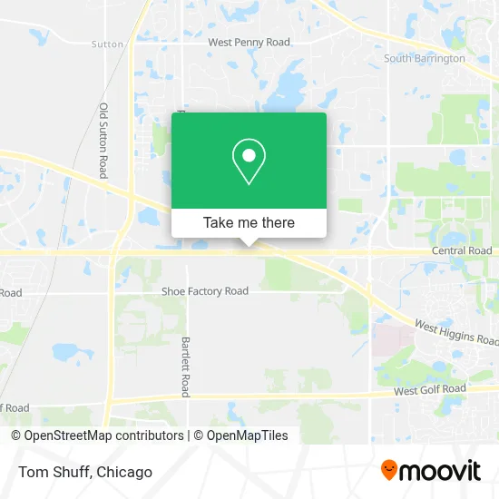 Tom Shuff map