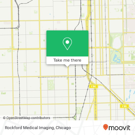 Rockford Medical Imaging map