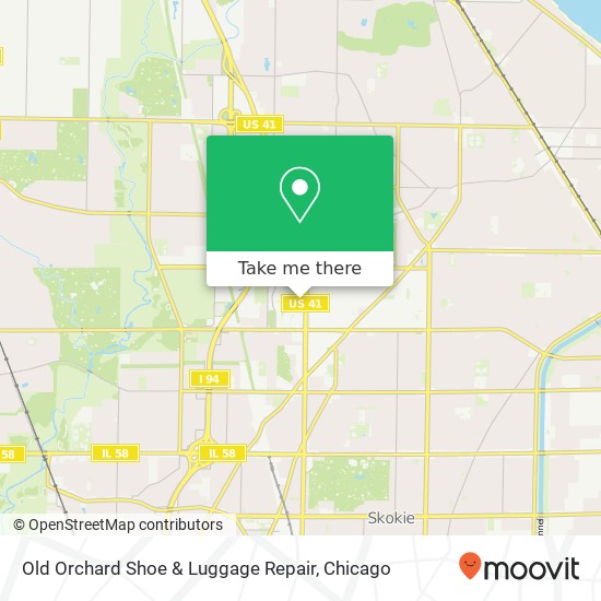 Old Orchard Shoe & Luggage Repair map