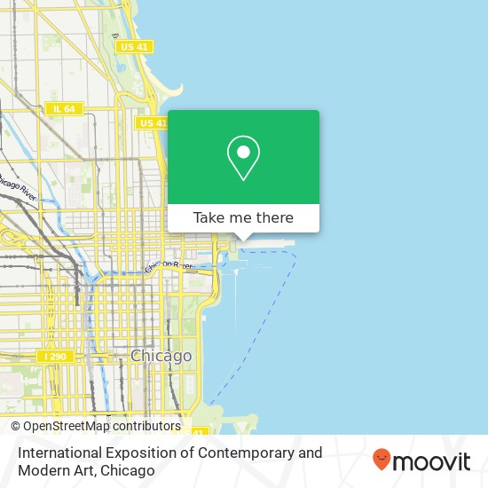International Exposition of Contemporary and Modern Art map