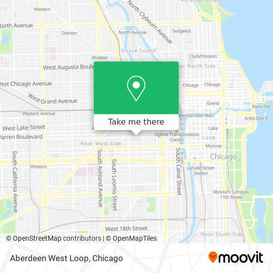 Aberdeen West Loop map