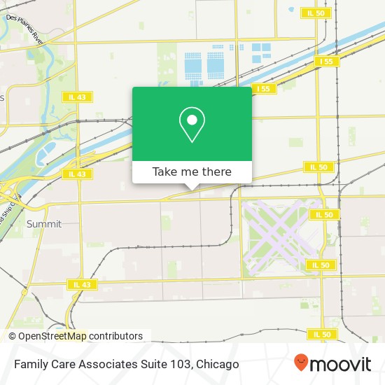 Family Care Associates Suite 103 map