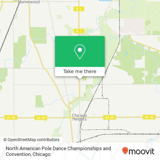 North American Pole Dance Championships and Convention map