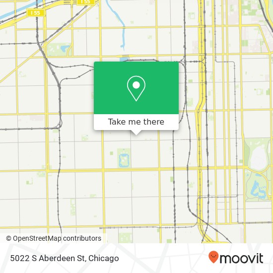 5022 S Aberdeen St map