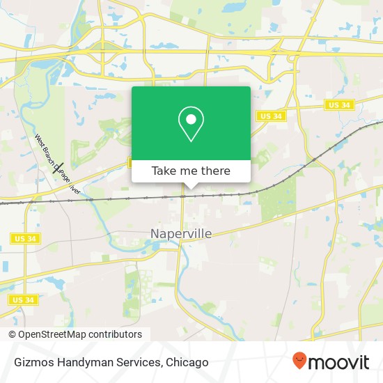 Mapa de Gizmos Handyman Services
