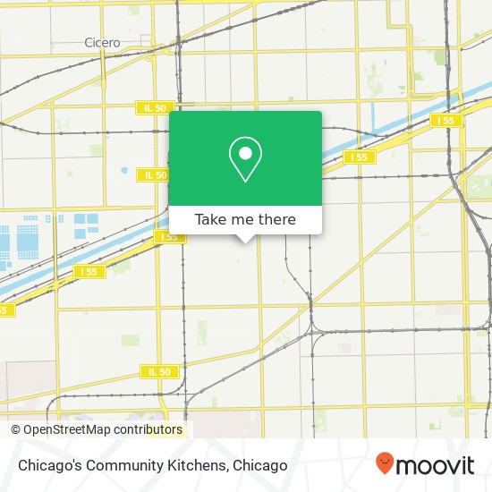 Chicago's Community Kitchens map