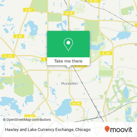 Mapa de Hawley and Lake Currency Exchange