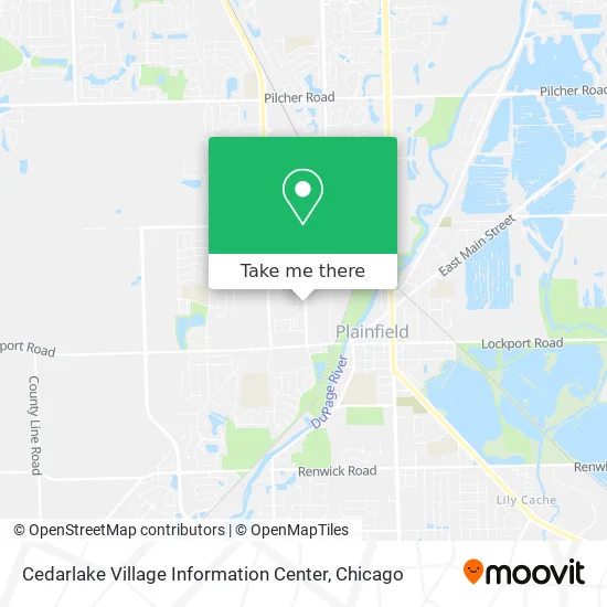 Cedarlake Village Information Center map