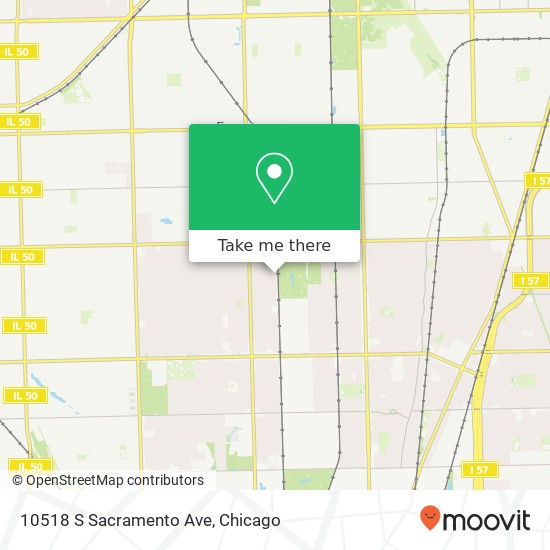 10518 S Sacramento Ave map