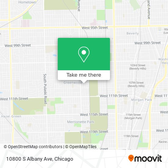 10800 S Albany Ave map