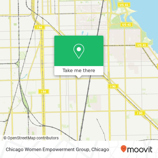 Chicago Women Empowerment Group map