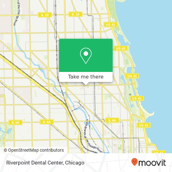 Mapa de Riverpoint Dental Center