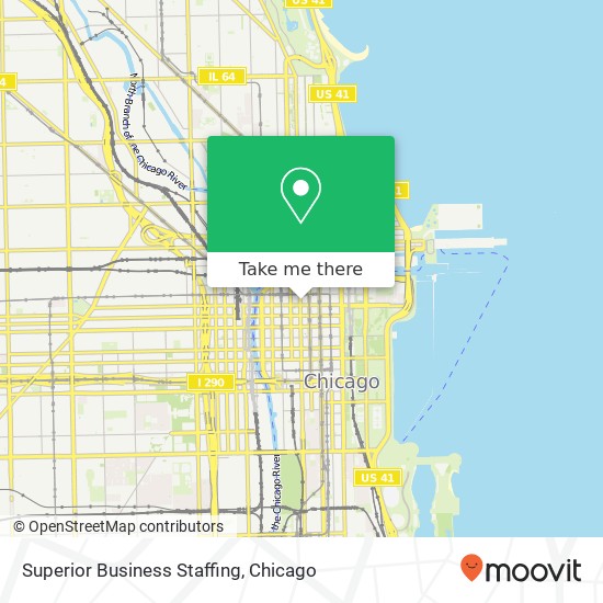 Superior Business Staffing map