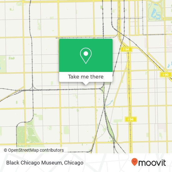 Black Chicago Museum map