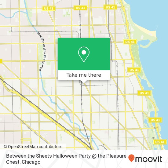 Mapa de Between the Sheets Halloween Party @ the Pleasure Chest