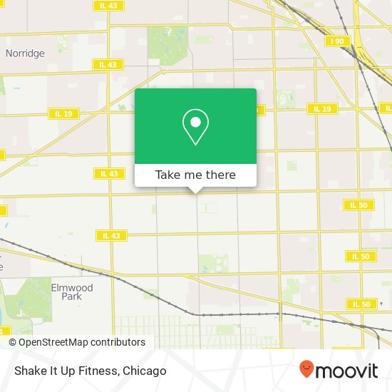 Shake It Up Fitness map
