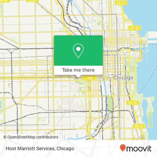 Host Marriott Services map