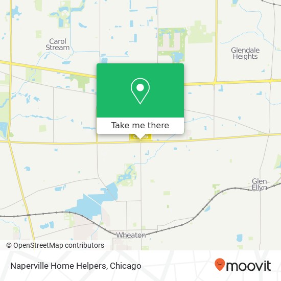 Naperville Home Helpers map