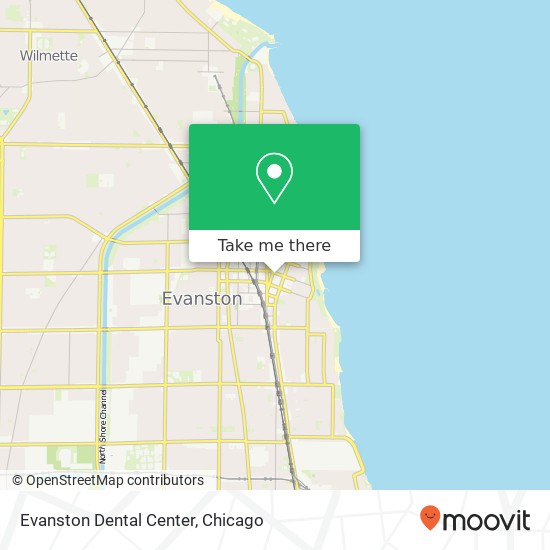 Evanston Dental Center map