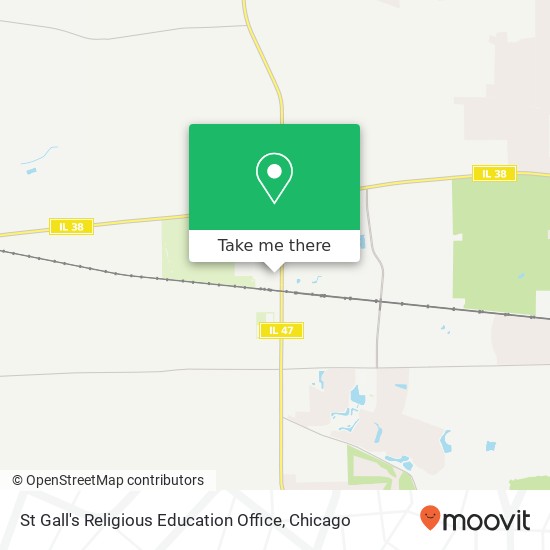 St Gall's Religious Education Office map