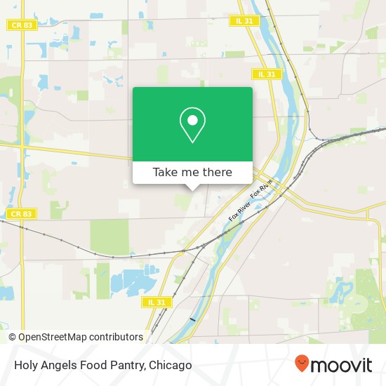 Holy Angels Food Pantry map