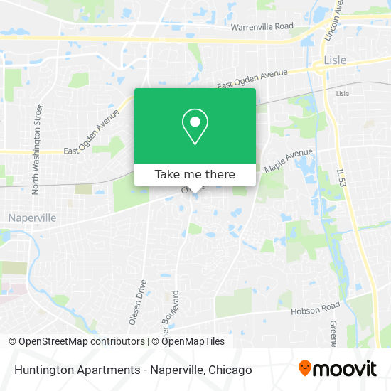 Mapa de Huntington Apartments - Naperville