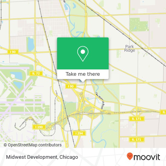 Midwest Development map