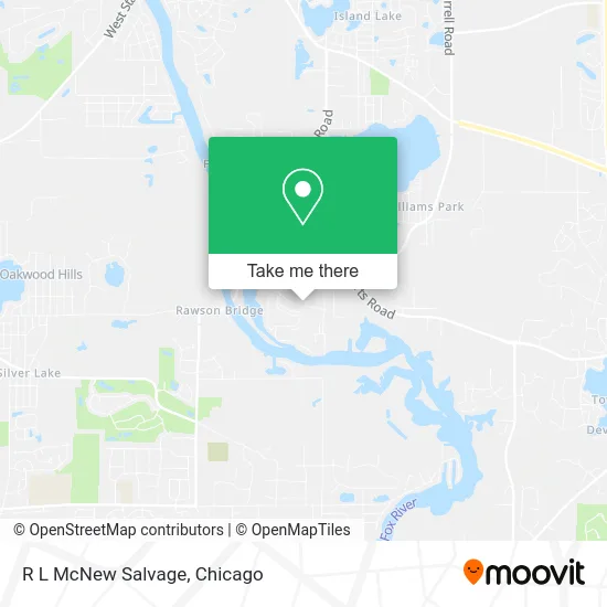 R L McNew Salvage map