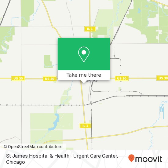 St James Hospital & Health - Urgent Care Center map