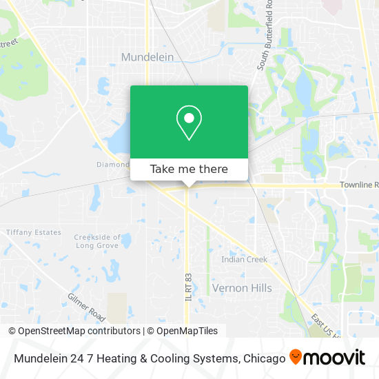 Mundelein 24 7 Heating & Cooling Systems map