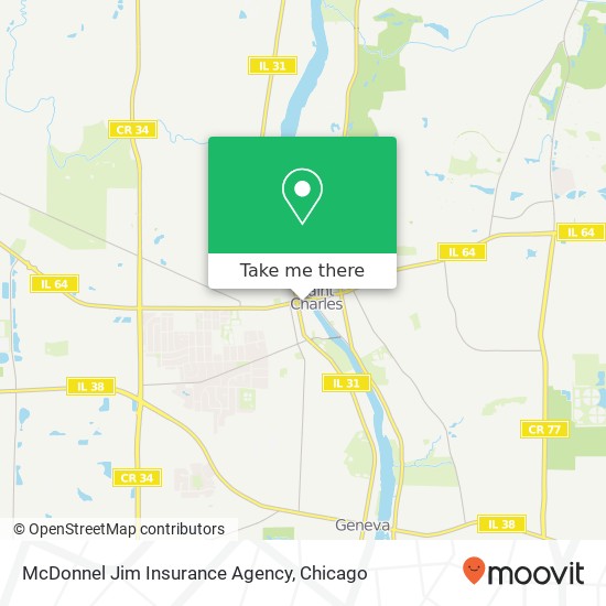 Mapa de McDonnel Jim Insurance Agency