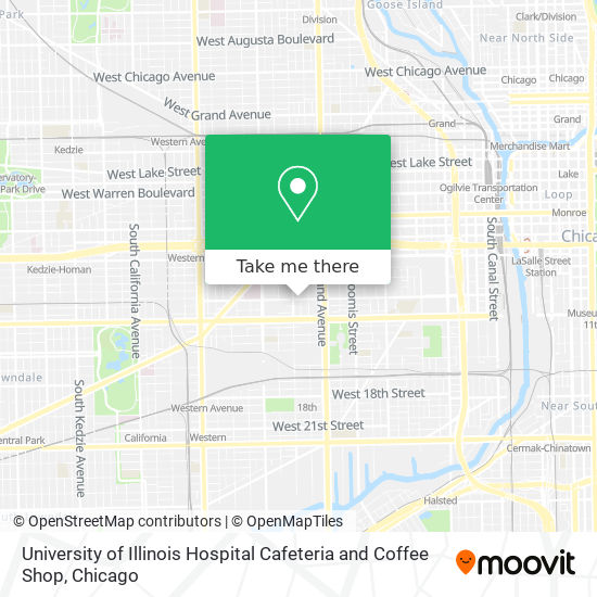 Mapa de University of Illinois Hospital Cafeteria and Coffee Shop