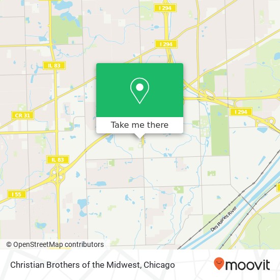 Mapa de Christian Brothers of the Midwest