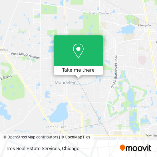 Tres Real Estate Services map
