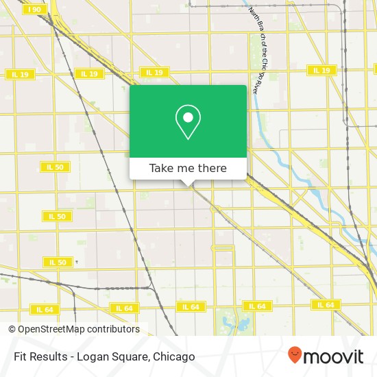 Fit Results - Logan Square map