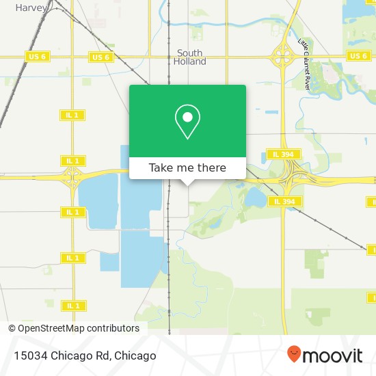 Mapa de 15034 Chicago Rd