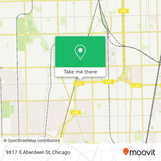 9817 S Aberdeen St map