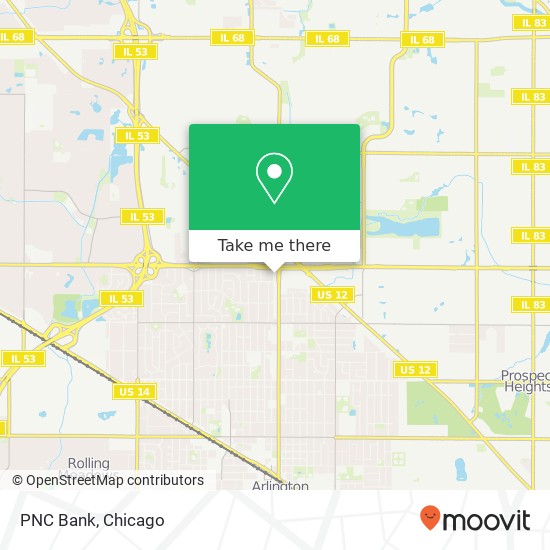 PNC Bank map