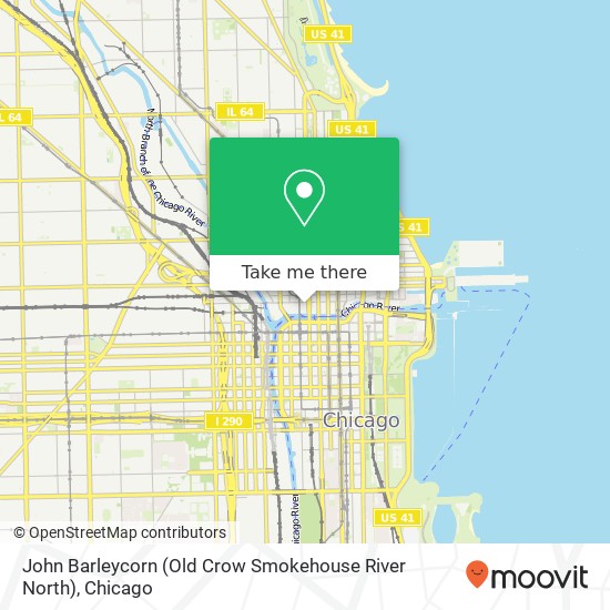 John Barleycorn (Old Crow Smokehouse River North) map
