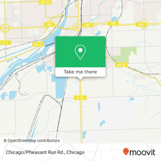Mapa de Chicago/Pheasant Run Rd.