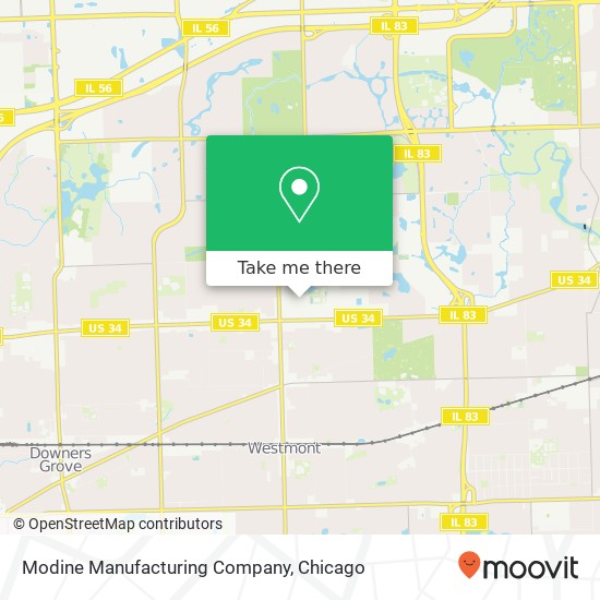 Modine Manufacturing Company map